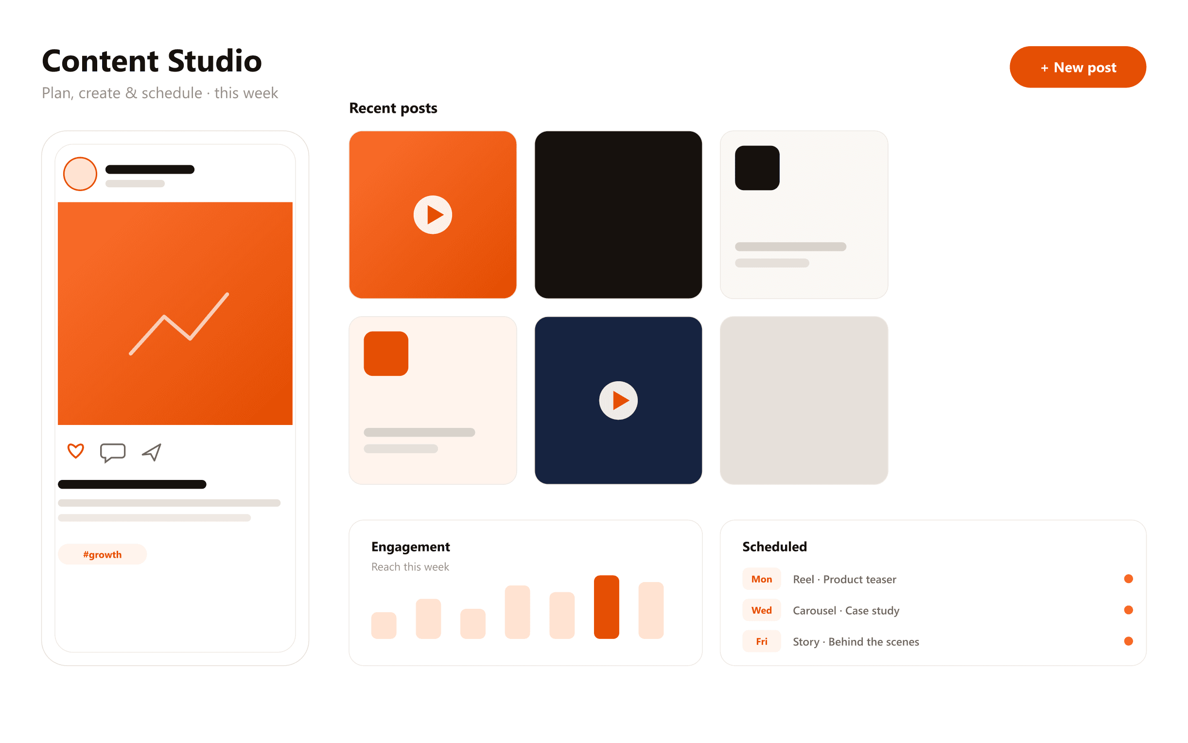 Content & social studio